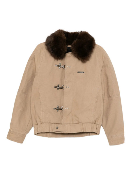  Andersson Bell Ortega Faux-fur Collar Jacket - Neutrals 