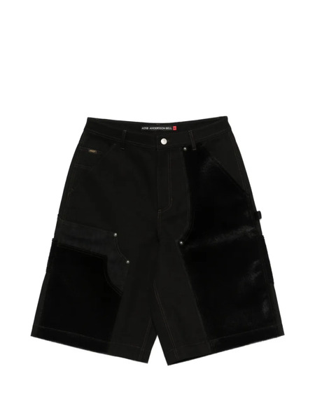  Andersson Bell Panelled Shorts - Black 