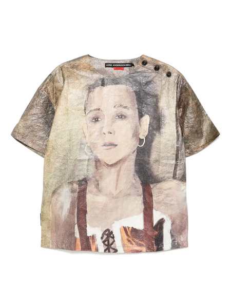  Andersson Bell Remy Printed Tyvek T-shirt - Neutrals 