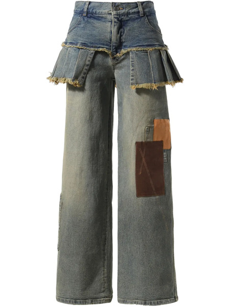  Andersson Bell Skirt-attached Jeans - Blue 