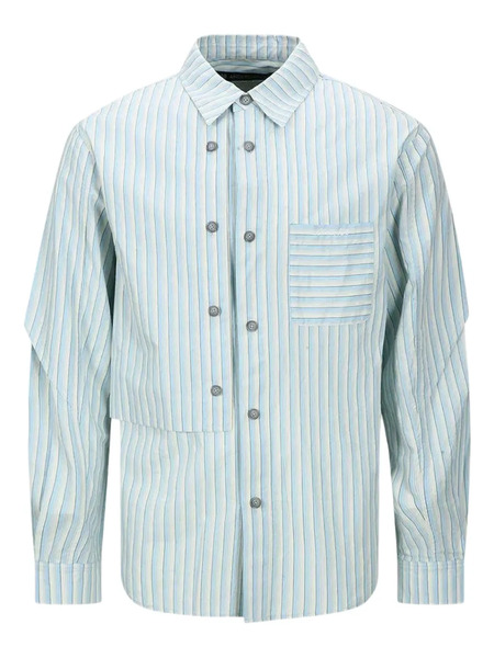  Andersson Bell Stripe-pattern Shirt - Blue 