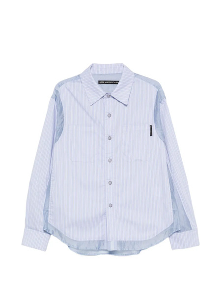  Andersson Bell Striped Panelled Shirt - Blue 