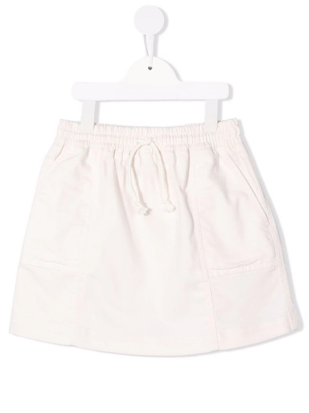  Andorine Drawstring Denim Skirt - Neutrals 