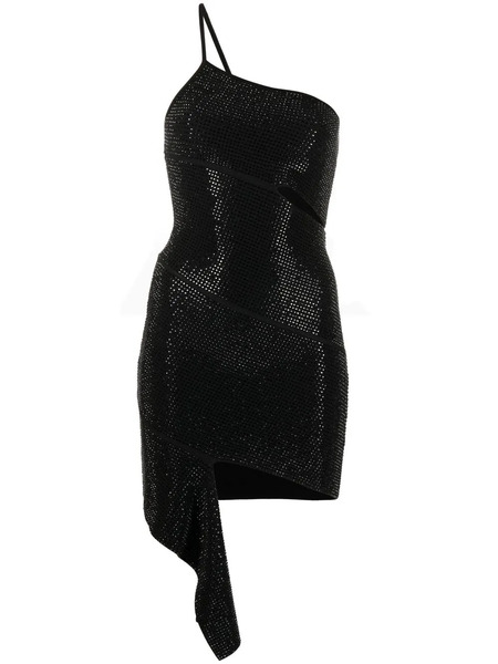  AndreĀdamo Rhinestone-embellished Minidress - Black 