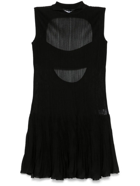  AndreĀdamo Ribbed Mini Dress - Black 