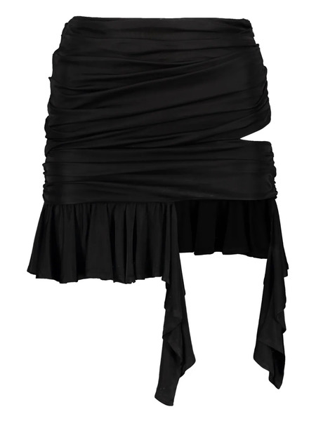  AndreĀdamo Ruffled Mini Skirt - Black 