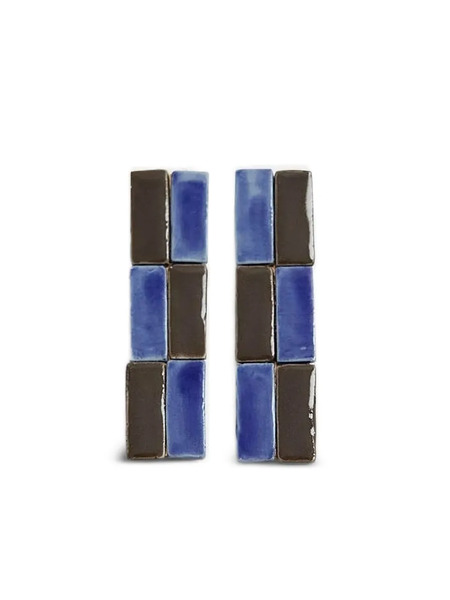  Andres Gallardo Tile Earrings - Blue 