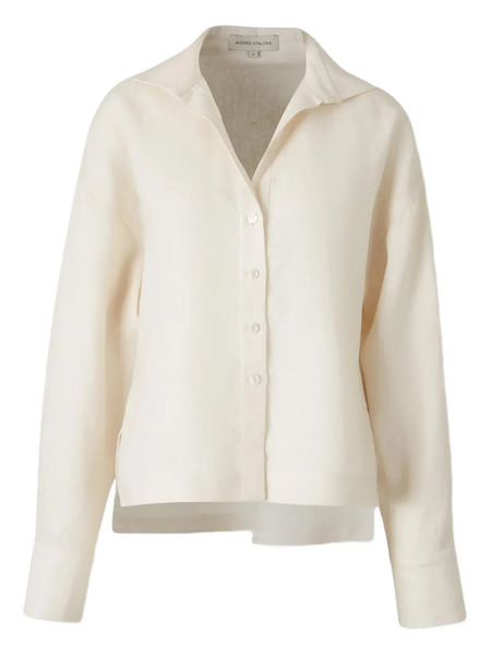  Andres Otalora Si Sabes Buttoned-cuff Shirt - Neutrals 