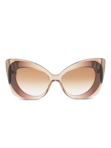  Andy Wolf Cat-eye Gradient Sunglasses - Brown 