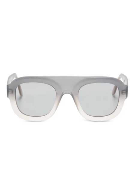  Andy Wolf Ombré-effect Rectangle-frame Sunglasses - Grey 