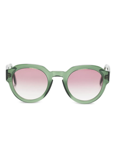  Andy Wolf Round-frame Sunglasses - Green 