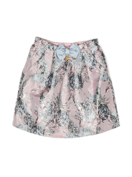  Angel's Face Sybil Jacquard-pattern Skirt - Pink 