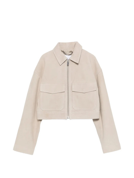  Anine Bing Christian Pocket Zip Jacket - Neutrals 