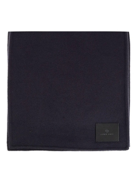 Anine Bing Logo-patch Scarf - Blue 