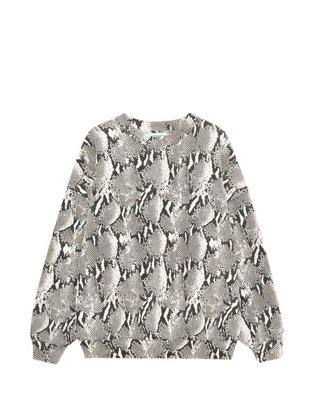  Anine Bing Python Sweatshirt - Neutrals 