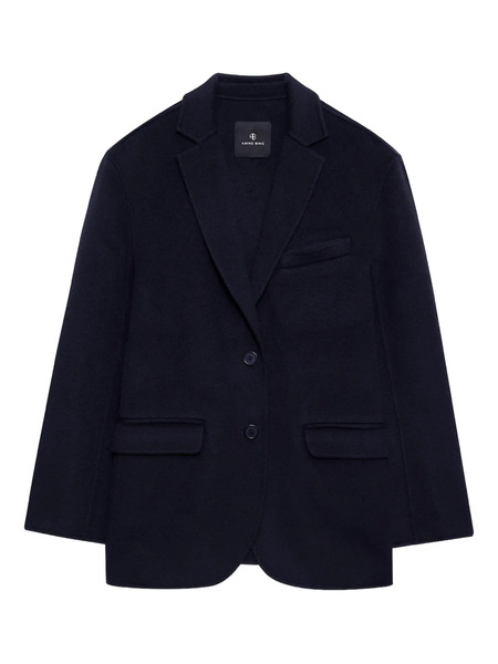 Anine Bing Quinn Buttoned Blazer - Blue 