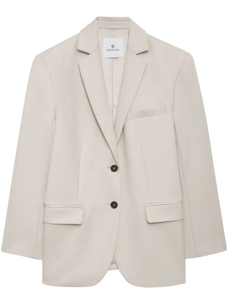  Anine Bing Quinn Single-breasted Blazer - Neutrals 