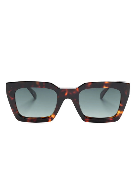  Anine Bing Rectangle-frame Sunglasses - Brown 