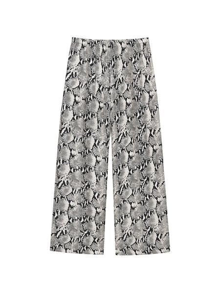  Anine Bing Roslin Python Print Trousers - Neutrals 
