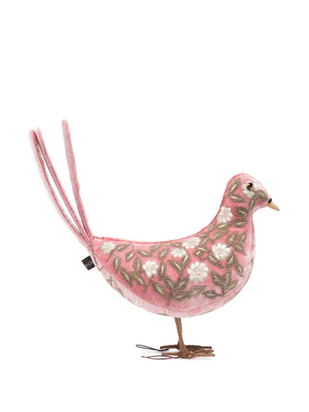  Anke Drechsel Dove Embroidered Soft Toy - Pink 