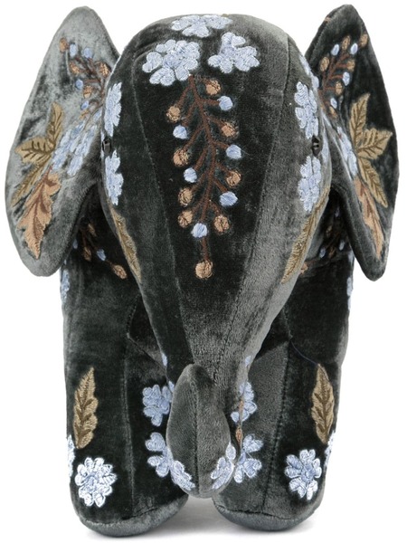  Anke Drechsel Embroidered Elephant - Green 
