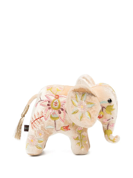  Anke Drechsel Mini Elephant Embroidered Soft Toy - Blue 
