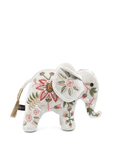  Anke Drechsel Mini Elephant Embroidered Soft Toy - Blue 