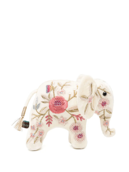  Anke Drechsel Mini Elephant Embroidered Soft Toy - Neutrals 