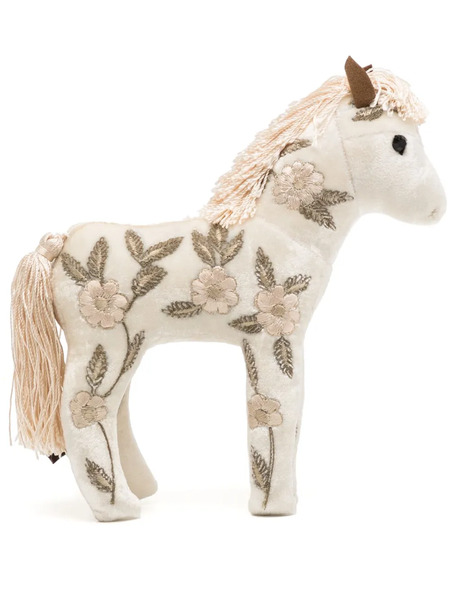  Anke Drechsel Pony Embroidered Soft Toy - White 