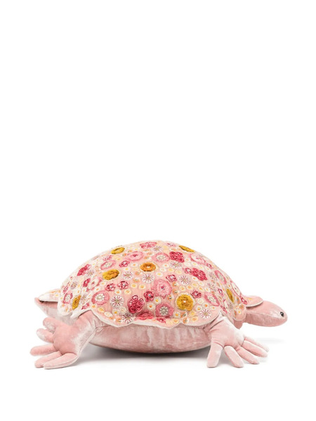  Anke Drechsel Turtle Big Embroidered Soft Toy - Pink 