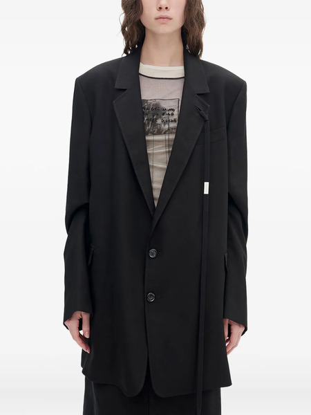  Ann Demeulemeester Agnes Single-breasted Blazer - Black 