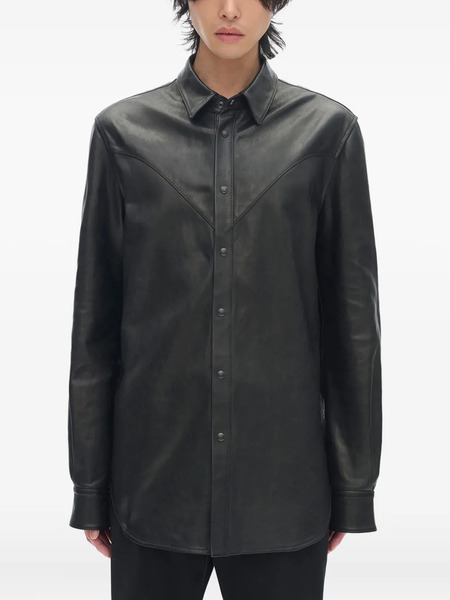  Ann Demeulemeester Albin Leather Jacket - Black 