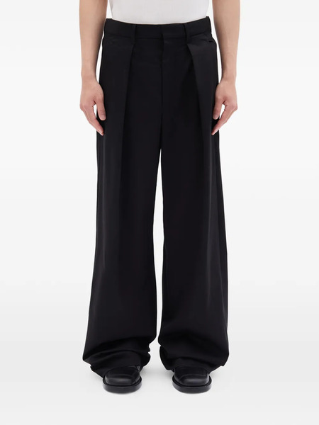  Ann Demeulemeester Botel Pleated Trousers - Black 