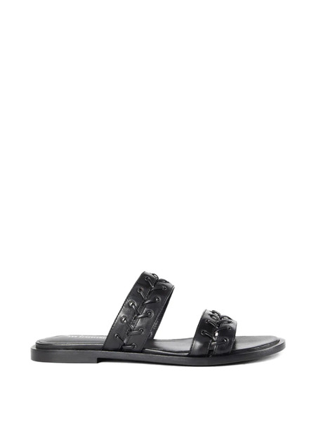  Ann Demeulemeester Braided Nappa Leather Sandals - Black 