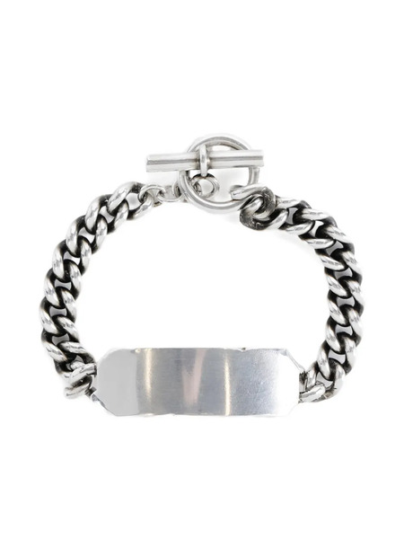  Ann Demeulemeester Curb-chain Silver-plaque Bracelet 