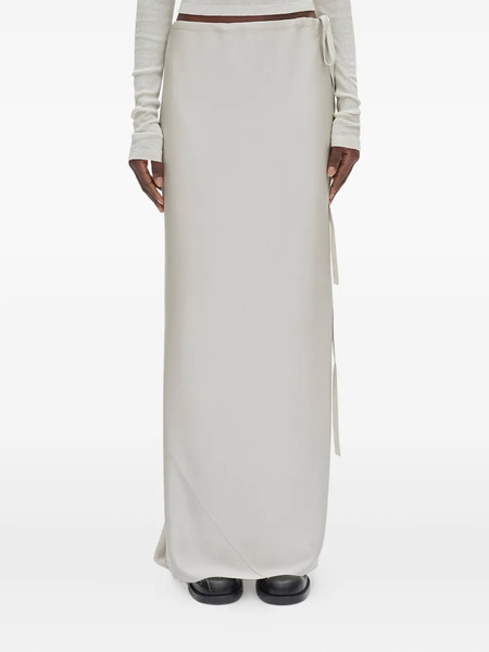  Ann Demeulemeester Eveline Long Skirt - Neutrals 