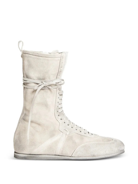  Ann Demeulemeester Fides High-top Boxing Sneakers - Neutrals 