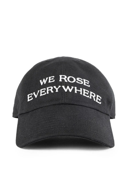  Ann Demeulemeester Heavy Cotton Canvas Hat - Black 