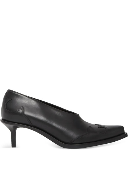  Ann Demeulemeester Janeka Western-stitched Pumps - Black 
