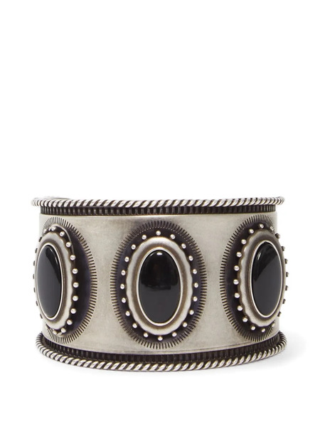  Ann Demeulemeester Luba Engraved Cuff Bracelet - Silver 