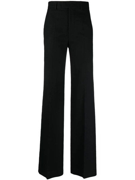  Ann Demeulemeester Maaike Pressed-crease Flared Trousers - Black 