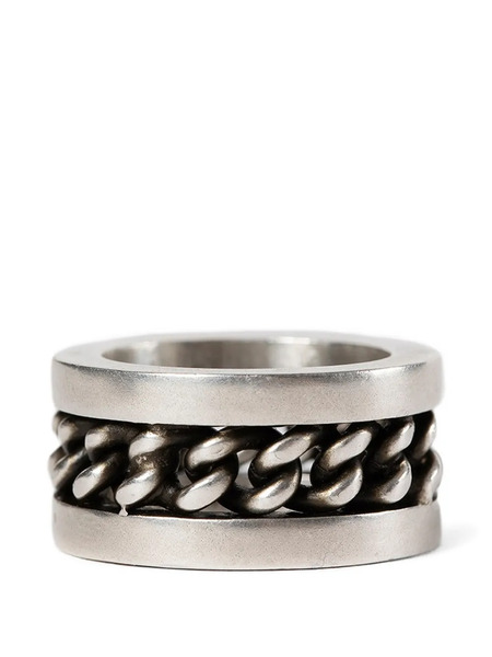  Ann Demeulemeester Marin Chain Ring - Silver 