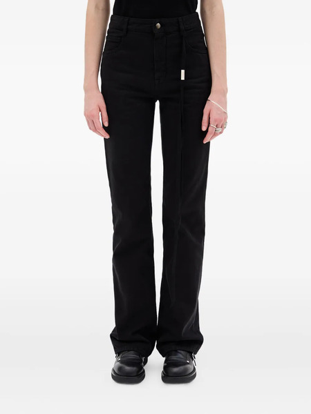  Ann Demeulemeester Ona 5 Pocket Flared Trousers - Black 