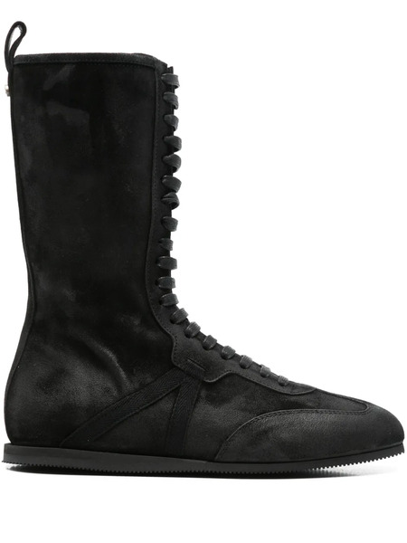  Ann Demeulemeester Suede Boots - Black 