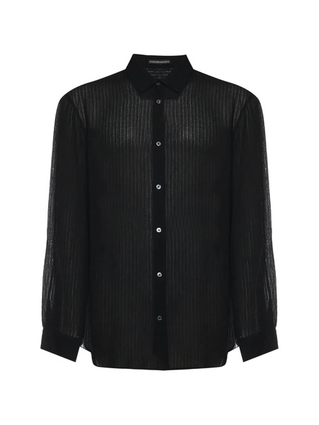  Ann Demeulemeester Textured Shirt - Black 