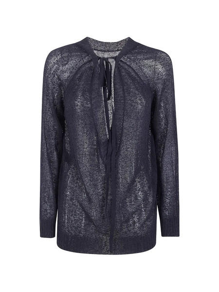  Ann Demeulemeester Tie-neck Sweater - Black 