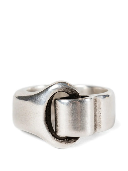  Ann Demeulemeester Une Link Ring - Silver 