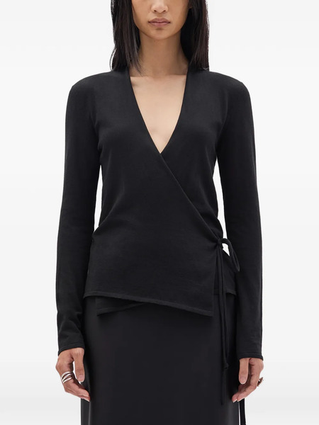  Ann Demeulemeester V-neck Cardigan - Black 