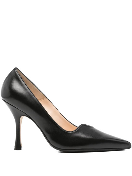  Anna F. Pointed-toe Heeled Pumps - Black 