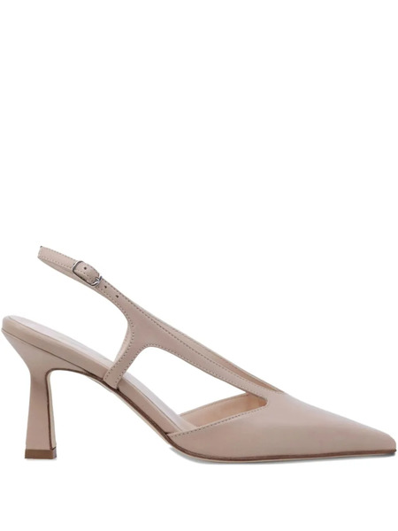  Anna F. Slingback Pointed-toe Pumps - Neutrals 